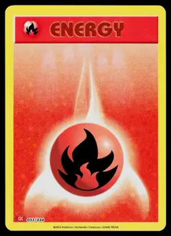 Basic Fire Energy 033/034 Trading Card Game Classic Holo - Image 1