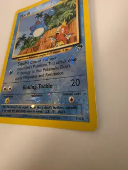 Pokemon TCG Marill Southern Islands Promo Reverse Holo Card LP W/ Swirl - Image 5