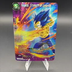 Vegeta Strength of Legends Alternate Art Foil Dragon Ball Super Card Game | NM - Image 1