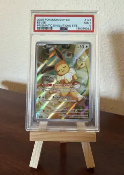 Pokemon Eevee 173 Promo Holo PSA 9 2025 Scarlet & Violet SVP Card - Image 1