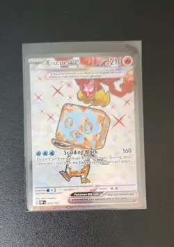 💥 Eiscue ex 210/197 Ultra Rare Holo | Obsidian Flames | Pokemon Card - Image 1