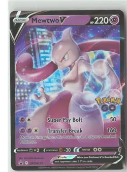 Mewtwo V Holofoil Promo SWSH: Sword & Shield Promo Cards SWSH223 NM - Image 1