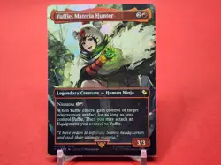 Yuffie, Materia Hunter (Borderless) (Chocobo Track Foil) Commander: Final NM - Image 1