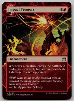 Impact Tremors U Wilds of Eldraine: Enchanting Tales 44 NM - Image 1