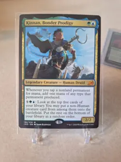 MTG Kinnan Bonder Prodigy NM Ikoria IKO Mythic Rare Simic EDH Commander Staple - Image 1