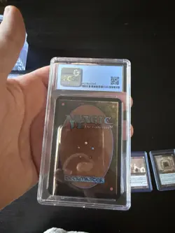 Magic The Gathering Alpha Dwarven Demolition Team Graded 8 NM - Image 2