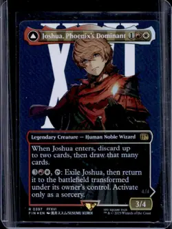 2025 Magic MTG Final Fantasy Joshua Phoenix's Dominant Phoenix BL Rare #0397 - Image 1