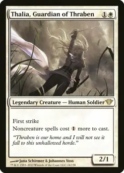 MTG Thalia, Guardian of Thraben Dark Ascension Magic the Gathering - Image 1
