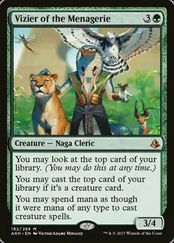 MTG Vizier of the Menagerie Amonkhet Magic the Gathering - Image 1