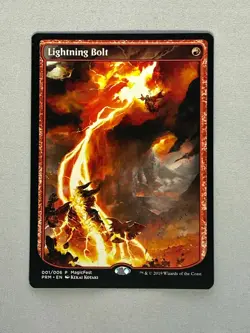 MTG Lightning Bolt MagicFest Promo Magic the Gathering - Image 1
