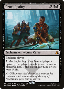 MTG Cruel Reality Amonkhet Magic the Gathering - Image 1