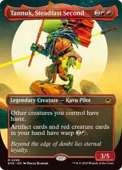 Tannuk, Steadfast Second (Borderless) [Edge of Eternities] Foil Near Mint - Image 1