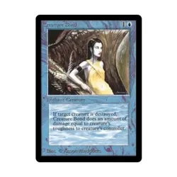 WOTC MtG Beta Creature Bond (C) NM - Image 1