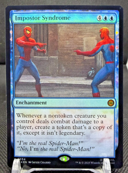 Impostor Syndrome Marvel's Spider-Man Foil MTG Spiderman MINT - Image 1