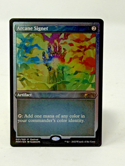 Wizards of the Coast Arcane Signet Artifact Foil Promo Festival 001/001 EN 2022 - Image 1