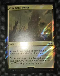 MTG SURGE FOIL Command Tower 270 Warhammer 40,000 NM - Image 1