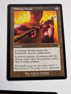 MTG - Pithing Needle Retro Frame - Ravnica Remastered - Image 1