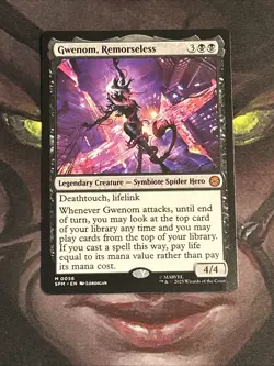 Magic: The Gathering SPM #56 Gwenom Remorseless Regular Mythic NM English - Image 1
