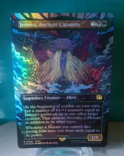 MTG Jenova, Ancient Calamity (Borderless Foil) Final Fantasy 346 NM - Image 1