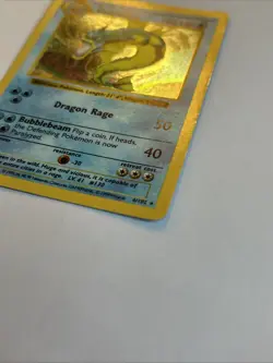 Pokemon SHADOWLESS Gyarados 6/102 Base Set Holo Rare 100 HP Stage 1 English Card - Image 3