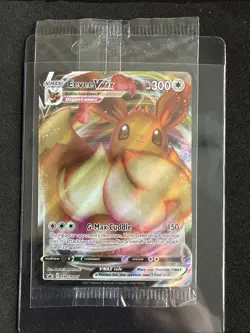 Pokemon TCG Eevee VMAX SWSH087 Holo Black Star Promo NM/M Sealed - Image 1