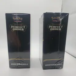 2 x Pokemon TCG ME03 Perfect Order Booster Bundle Sealed New. 1 has wrap tear - Image 4