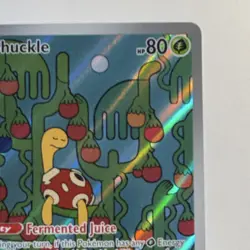 Pokemon TCG Shuckle Full Art Holo Rare MEG 136/132 Basic 80 HP 30 Attack - Image 3