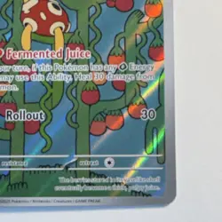 Pokemon TCG Shuckle Full Art Holo Rare MEG 136/132 Basic 80 HP 30 Attack - Image 4