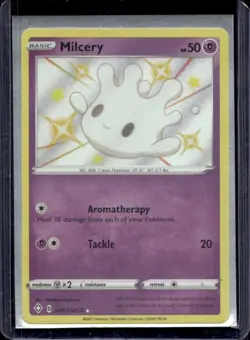2021 Pokemon SWSH Shining Fates Milcery Shiny Vault #SV057/SV122 - Image 1