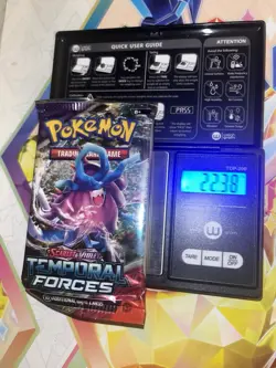 Heavy! 22.38g Pokemon Sealed Temporal Forces Booster Pack - Image 1