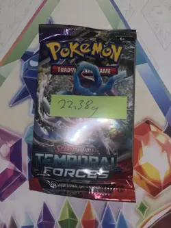 Heavy! 22.38g Pokemon Sealed Temporal Forces Booster Pack - Image 2