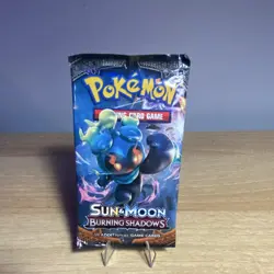Pokemon TCG Sun & Moon Burning Shadows Sealed Booster Pack English Marshadow - Image 1