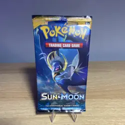 Pokemon Sun & Moon Sealed Booster Pack English Lunala Unweighed TCG - Image 1