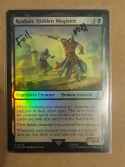 Roshan, Hidden Magister - 32 Foil MTG ACR - Image 1