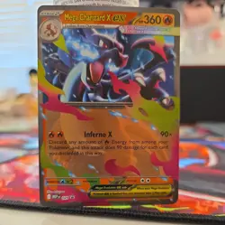MEGA CHARIZARD X EX - 029 HOLO P ME: MEGA EVOLUTION PROMO POKEMON NM - Image 1