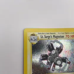 Lt. Surge's Magneton 8/132 Gym Heroes Holo NM Rare WOTC Pokemon TCG Vintage - Image 3