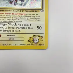 Lt. Surge's Magneton 8/132 Gym Heroes Holo NM Rare WOTC Pokemon TCG Vintage - Image 5