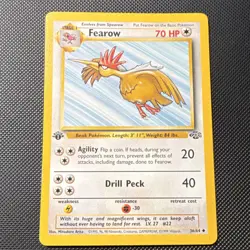 Pokemon Fearow Jungle Uncommon 1st Edition English 36/64 1999 - Image 1
