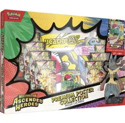 ✅Pokemon TCG Ascended Heroes Premium Poster Collection Mega Lucario✅FAST SHIP✅ - Image 1