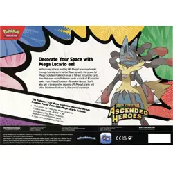 ✅Pokemon TCG Ascended Heroes Premium Poster Collection Mega Lucario✅FAST SHIP✅ - Image 2