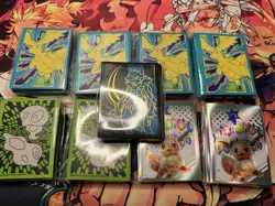 POKEMON ASSORTED ETB SLEEVES - 9 SLEEVES | NEW SEALED - Image 1