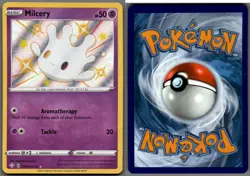 2021 Pokemon, Shining Fates Shiny Vault, #SV057/SV122 Milcery, Holo Rare - Image 1
