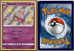 2021 Pokemon, Shining Fates Shiny Vault, #SV054/SV122 Hatenna, Holo Rare - Image 1