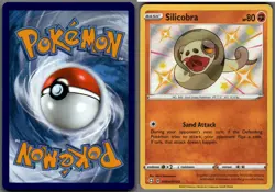 2021 Pokemon, Shining Fates Shiny Vault, #SV070/SV122 Silicobra, Holo Rare - Image 1