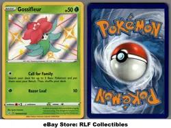 2021 Pokemon, Shining Fates Shiny Vault, #SV010/SV122 Gossifleur, Holo Rare - Image 1