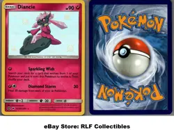 2019 Pokemon, Hidden Fates Shiny Vault, #SV36/SV94 Diancie, Holo Rare - Image 1