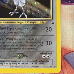 The Pokemon Company Pokemon TCG Skarmory Neo Genesis 1st Ed Holo Rare 13/111 60… - Image 5