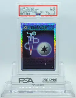 2002 POKEMON LEGENDARY COLLECTION HEAL ENERGY #100 REVERSE PSA 9 MINT #41384332 - Image 1