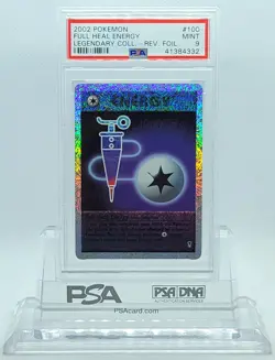 2002 POKEMON LEGENDARY COLLECTION HEAL ENERGY #100 REVERSE PSA 9 MINT #41384332 - Image 2