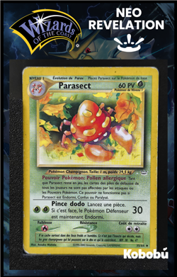 Carte Pokemon Parasect 35/64 Edition 2 Ed 2 Neo Revelation Wizards FR 2 - Image 1